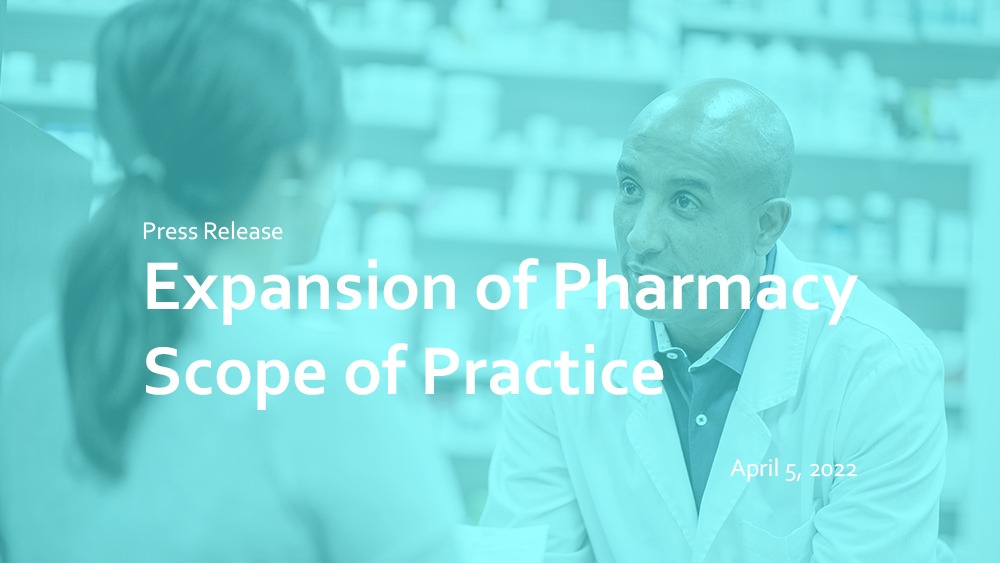 Ontario Government’s Proposed Expansion of Pharmacy Scope of Practice Will Improve Access to Care For All Ontarians