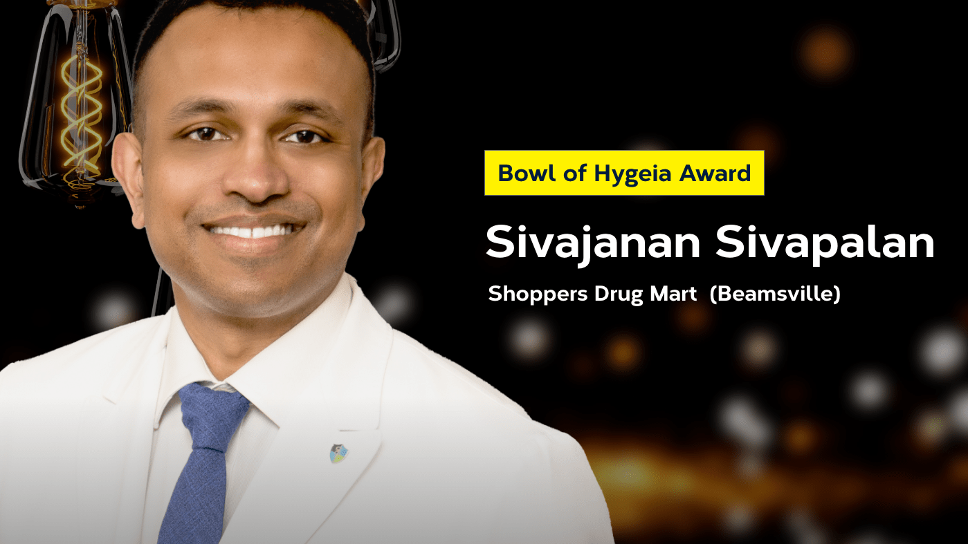 Bowl of Hygeia Award 2022: Sivajanan Sivapalan 